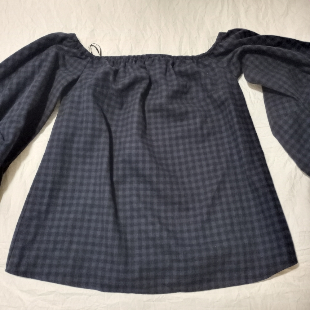 Anthropologie Guest Editor "Gridwork" Checked Blo… - image 4